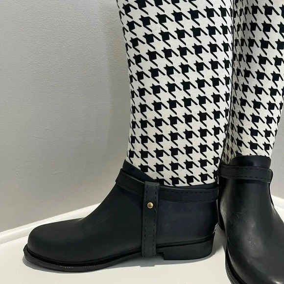 Charlie Paige Tall Houndstooth Riding Boots - Picture 5 of 15